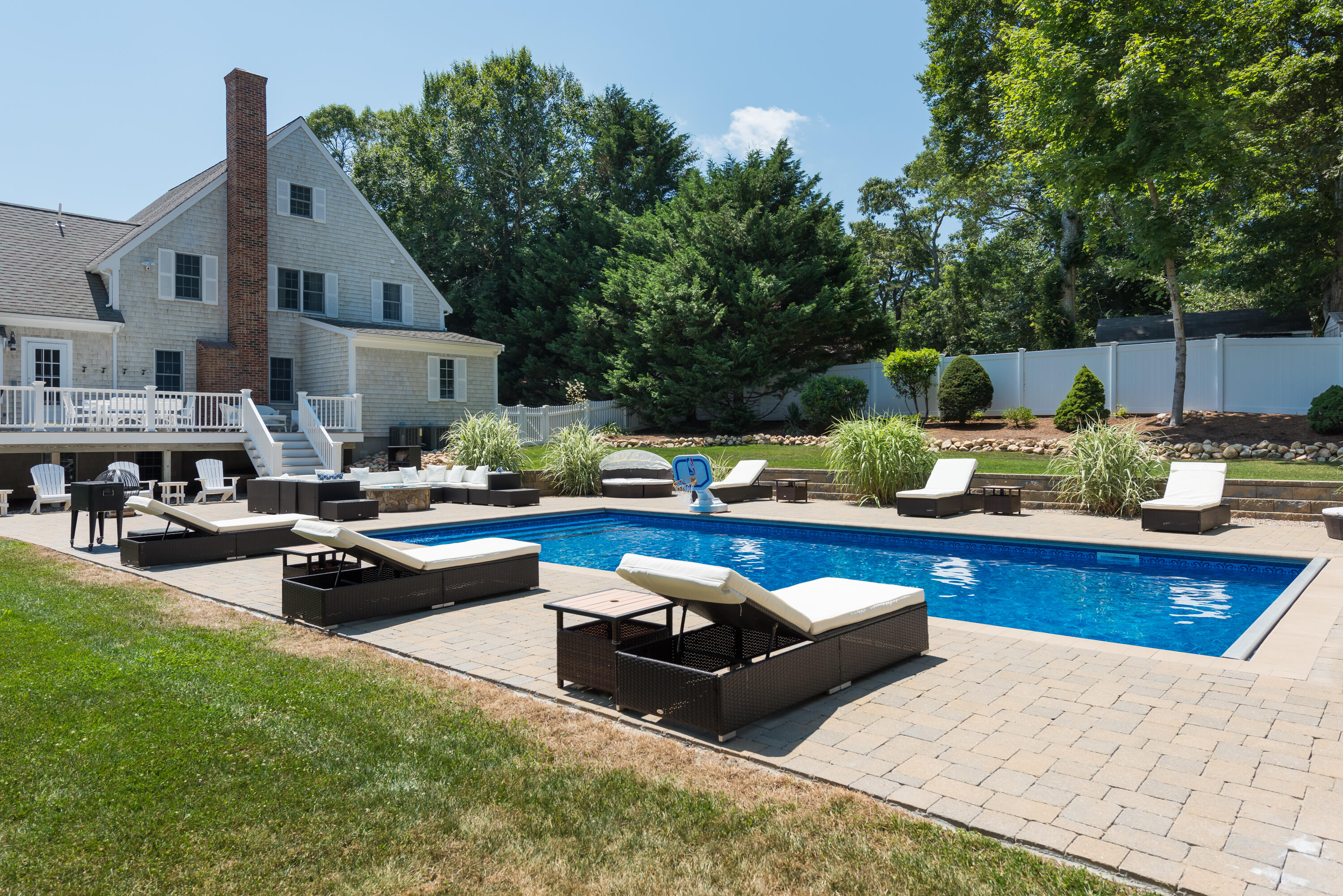 125 Lakeview Drive Centerville, MA 02632 - Photo 3 of 28 a swimming pool view with a seating space
