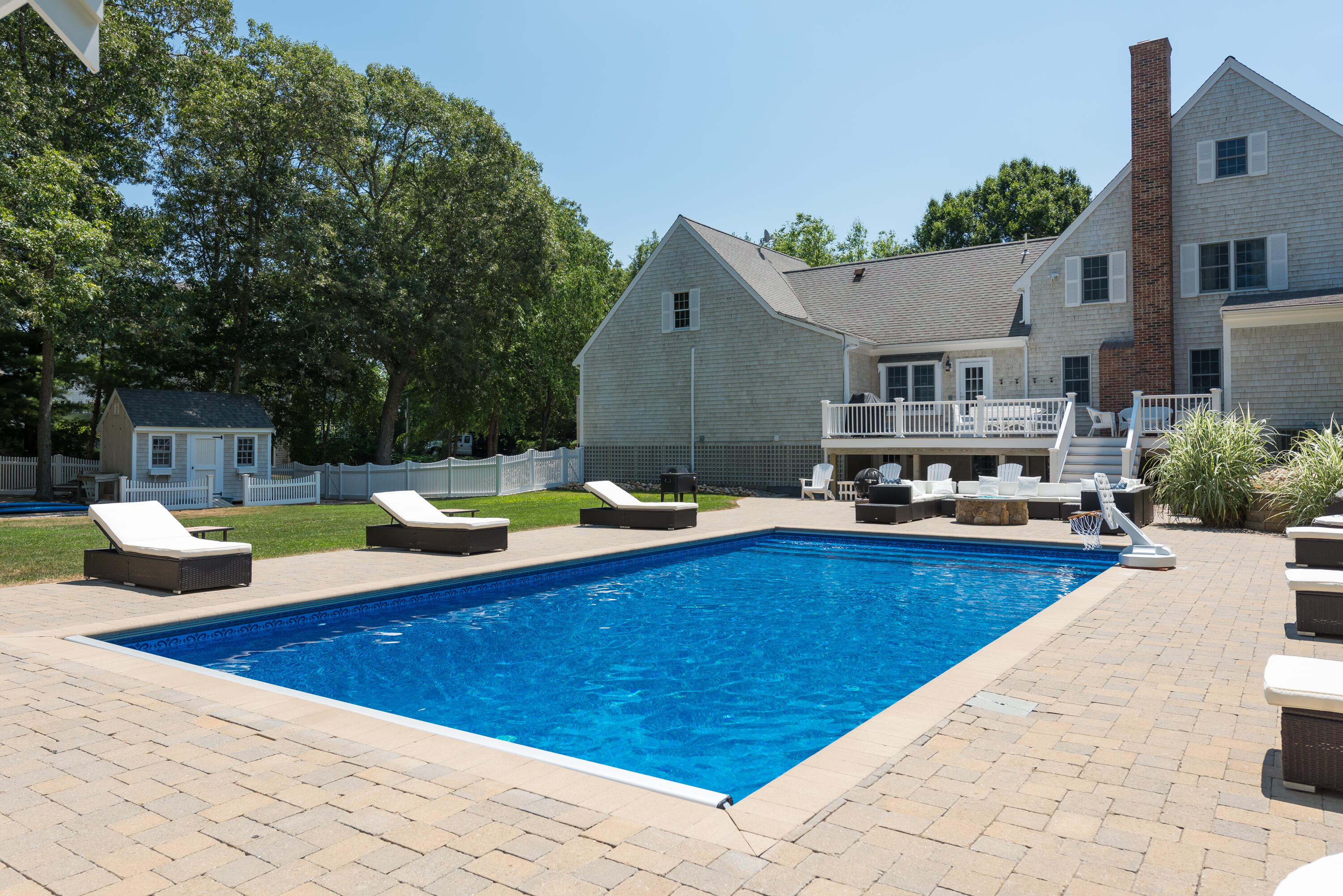 125 Lakeview Drive Centerville, MA 02632 - Photo 4 of 28 a view of swimming pool with lounge chair