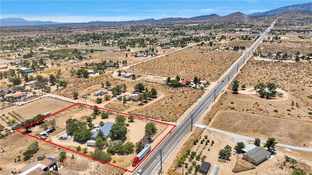 10325 Sheep Creek Road Phelan, CA 92371 - Photo 47 of 47 an aerial view of a residential houses and city street