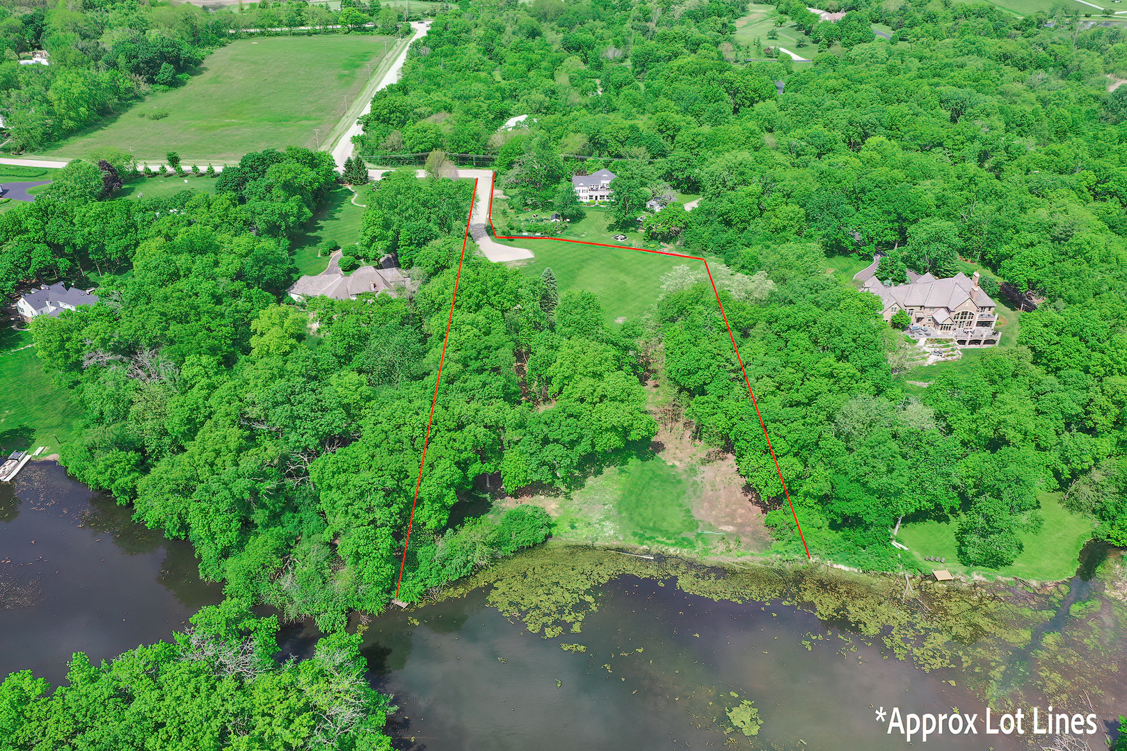 26813 North Chevy Chase Road Mundelein, IL 60060 - Photo 9 of 15 an aerial view of a house with a yard