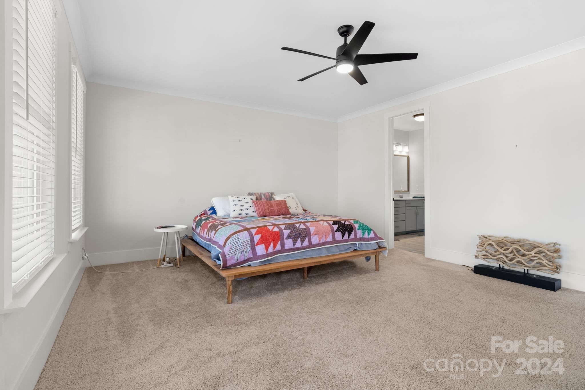 815 Bluff Loop Road Rock Hill, SC 29730 - Photo 25 of 35 a bedroom with a bed and a ceiling fan