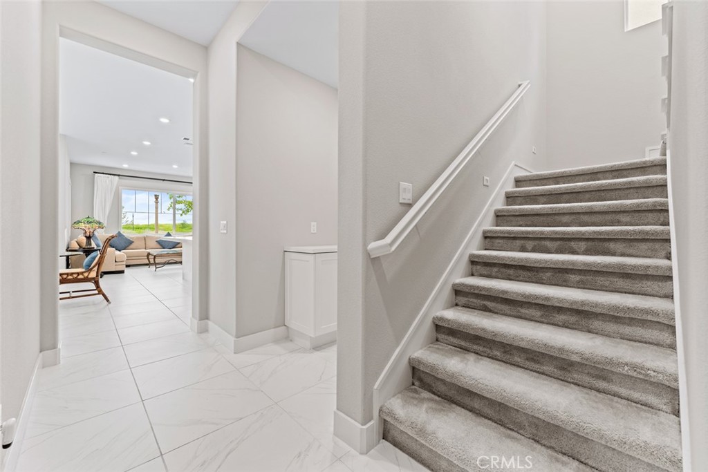 168 Perspective Irvine, CA 92618 - Photo 14 of 49 a view of staircase with white walls