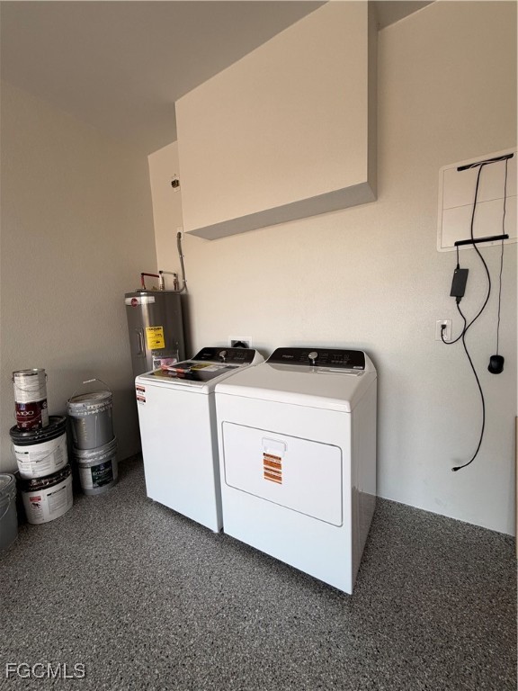 101 Pennfield Street Lehigh Acres, FL 33974 - Photo 26 of 29 a utility room with dryer and washer