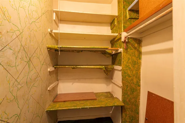 a view of walk in closet