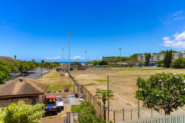 a view of a lake with a house