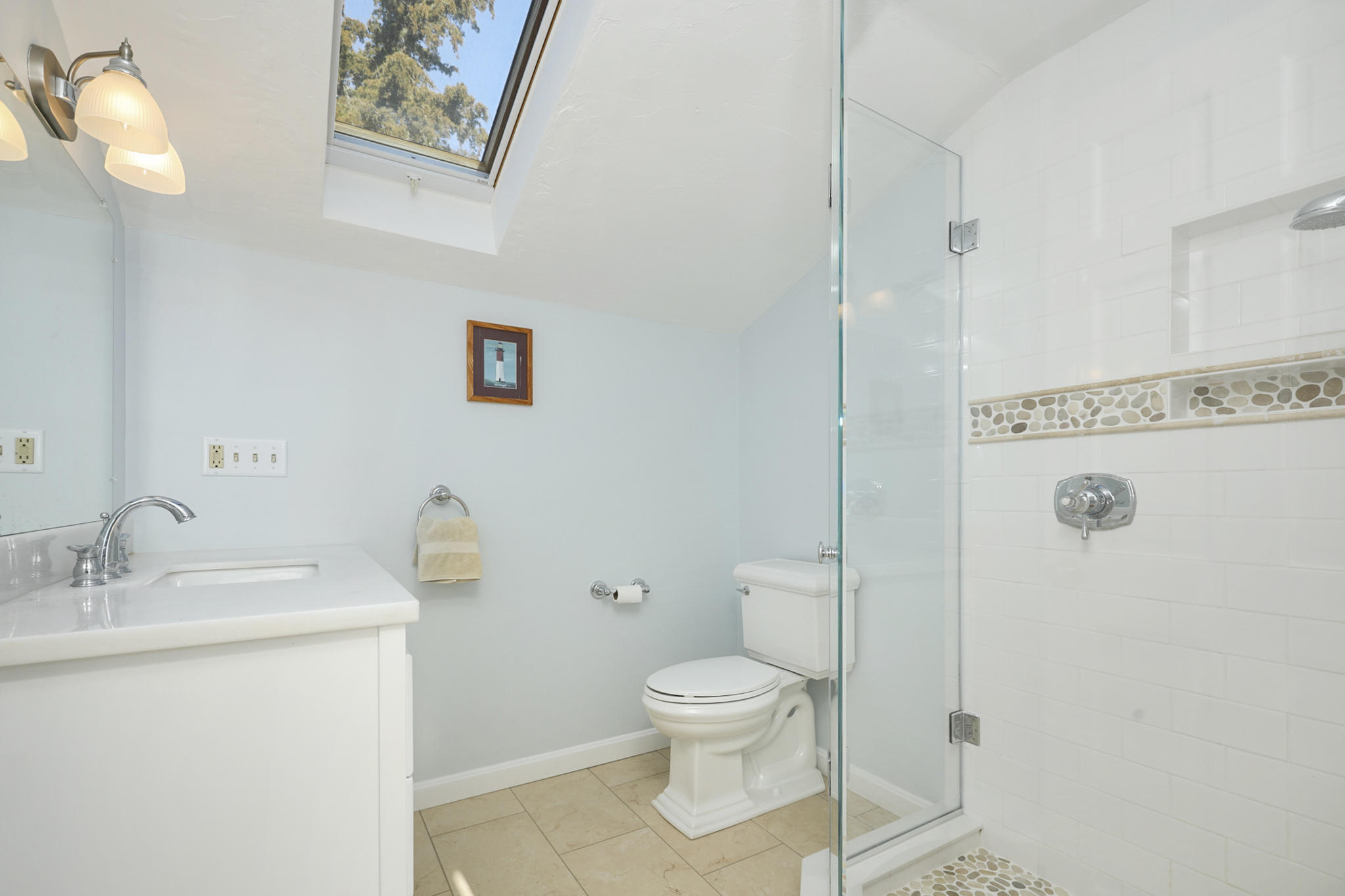 145 Barley Neck Road Orleans, MA 02653 - Photo 17 of 39 a bathroom with a toilet sink and shower
