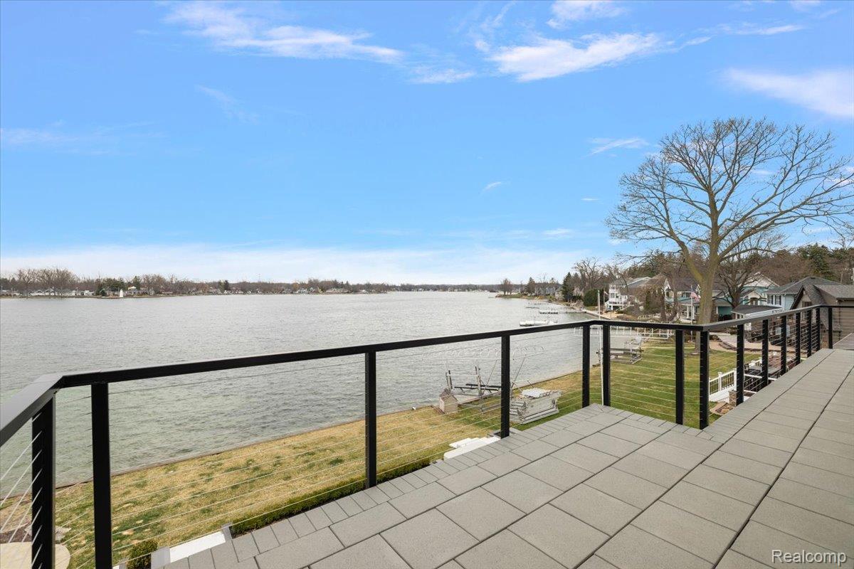 13459 Haddon Street Fenton, MI 48430 - Photo 70 of 84 View of patio / terrace featuring a water view