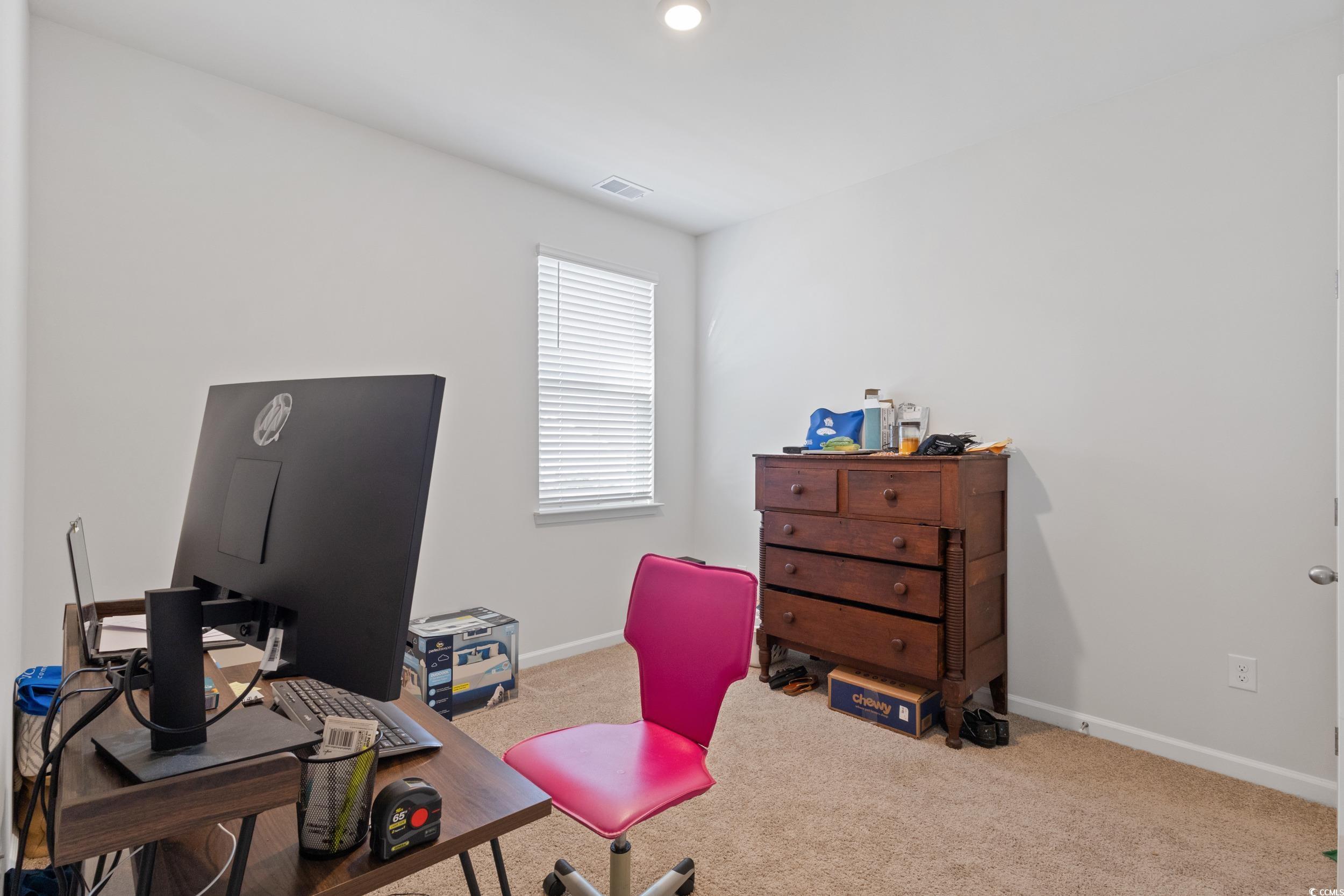 8034 Strudwick Drive Little River, SC 29566 - Photo 11 of 36 Office space with light colored carpet and recessed lighting