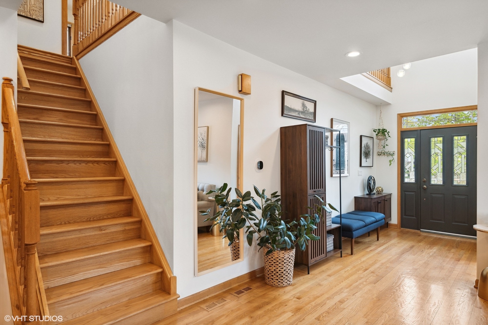 1939 Central Road Glenview, IL 60025 - Photo 2 of 34 a view of staircase with furniture and front door