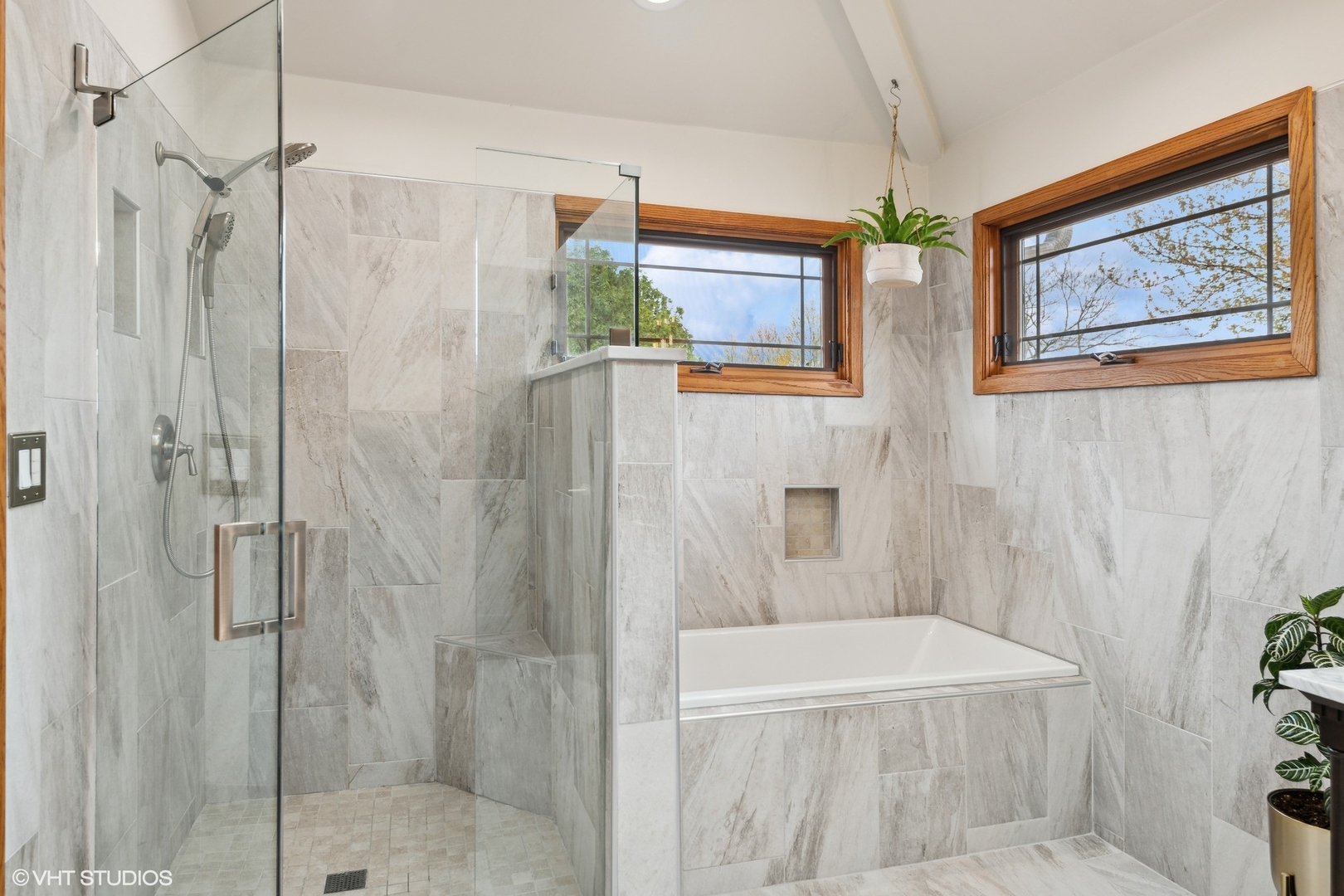 1939 Central Road Glenview, IL 60025 - Photo 21 of 34 a bathroom with a bathtub and shower