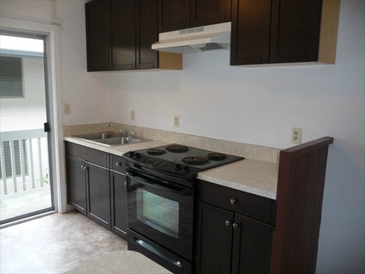 272 Kapiolani Street, Unit 204 Hilo, HI 96720 - Photo 8 of 10 a kitchen with a stove and a microwave