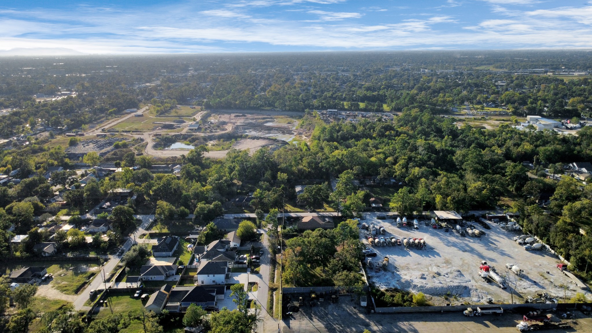 5207 Mayle Street Houston, TX 77016 - Photo 16 of 25 an aerial view of residential houses with outdoor space