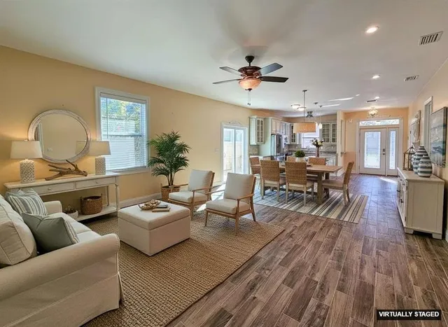 a kitchen with granite countertop stainless steel appliances and counter space