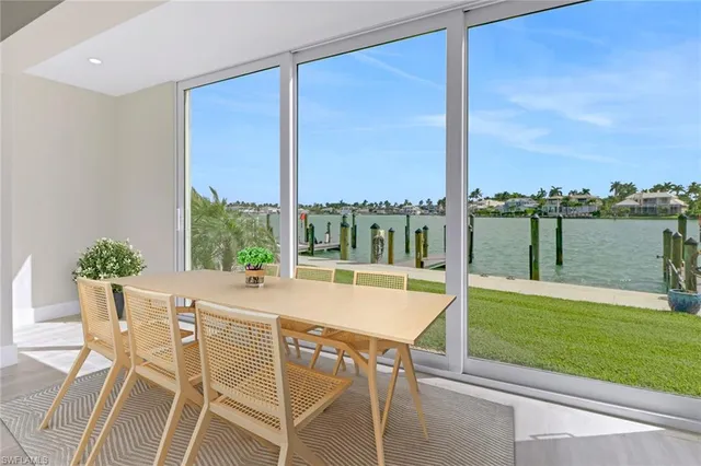 a outdoor view with a sitting space