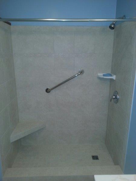 6436 Ridgeview Drive Roanoke, VA 24019 - Photo 15 of 41 Master Bathroom Tiled Shower