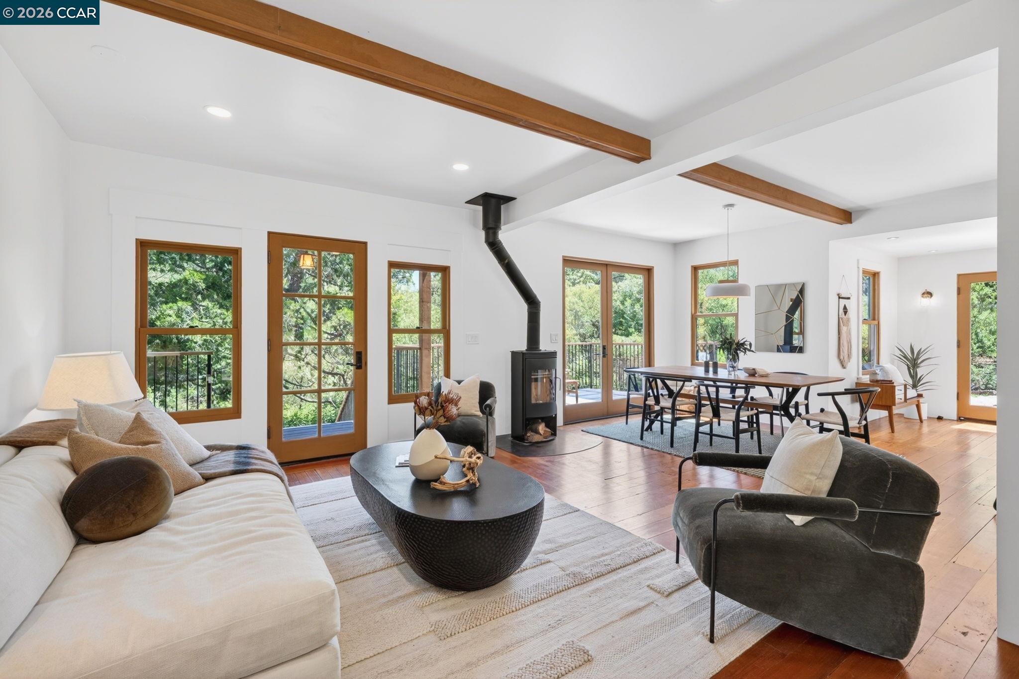 4009 Redwood Road Napa, CA 94558 - Photo 35 of 91 a living room with furniture and a large window