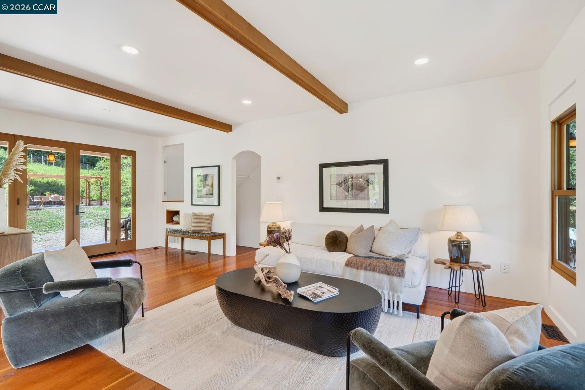 4009 Redwood Road Napa, CA 94558 - Photo 39 of 91 a living room with furniture and a large window