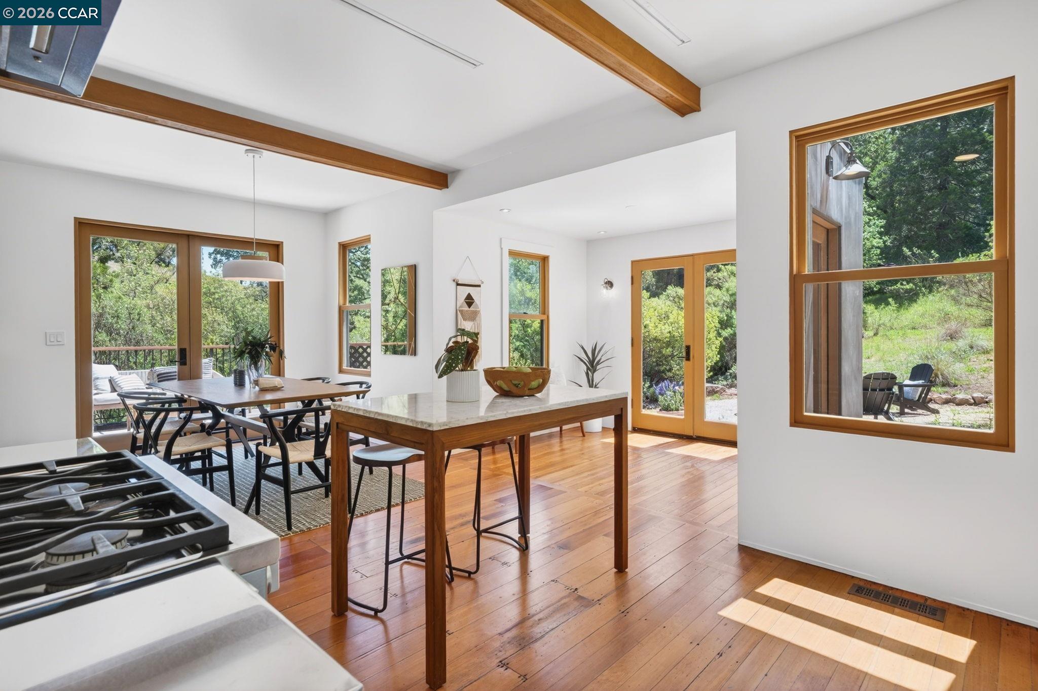 4009 Redwood Road Napa, CA 94558 - Photo 49 of 91 a view of a dining room with furniture window and outside view