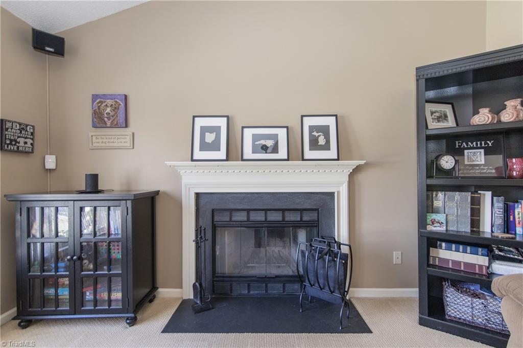 3315 Timberwolf Avenue High Point, NC 27265 - Photo 14 of 25 Wood burning fireplace with ability to convert to gas logs