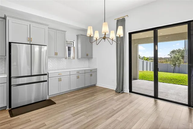 a view of livingroom with furniture and wooden floor