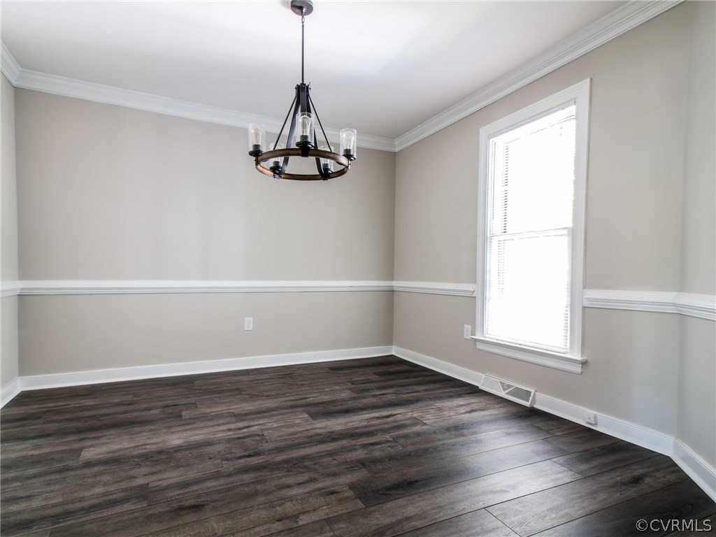 13301 Queensgate Road Midlothian, VA 23114 - Photo 4 of 20 a view of empty room with wooden floor and window