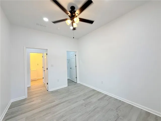 wooden floor in an empty room