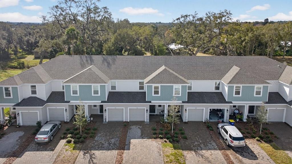 350 River Front Way Edgewater, FL 32141 - Photo 44 of 46 an aerial view of a house with a garden