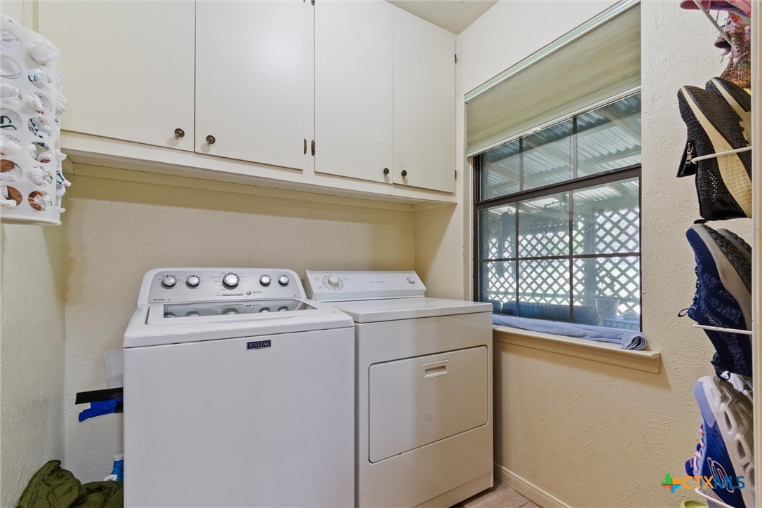 3037 Boys Ranch Road Kempner, TX 76539 - Photo 23 of 47 a utility room with dryer and washer