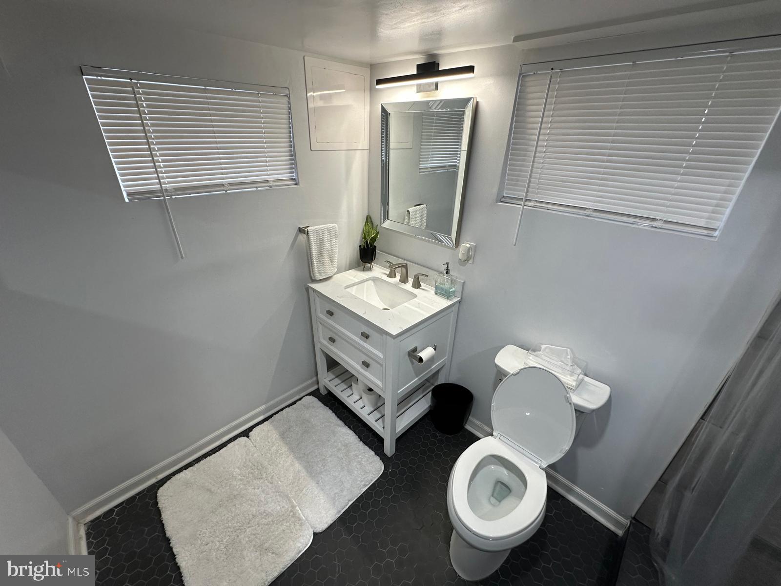 4334 Martin Luther King Jr Avenue Southwest Washington, DC 20032 - Photo 12 of 17 a bathroom with a toilet sink and mirror