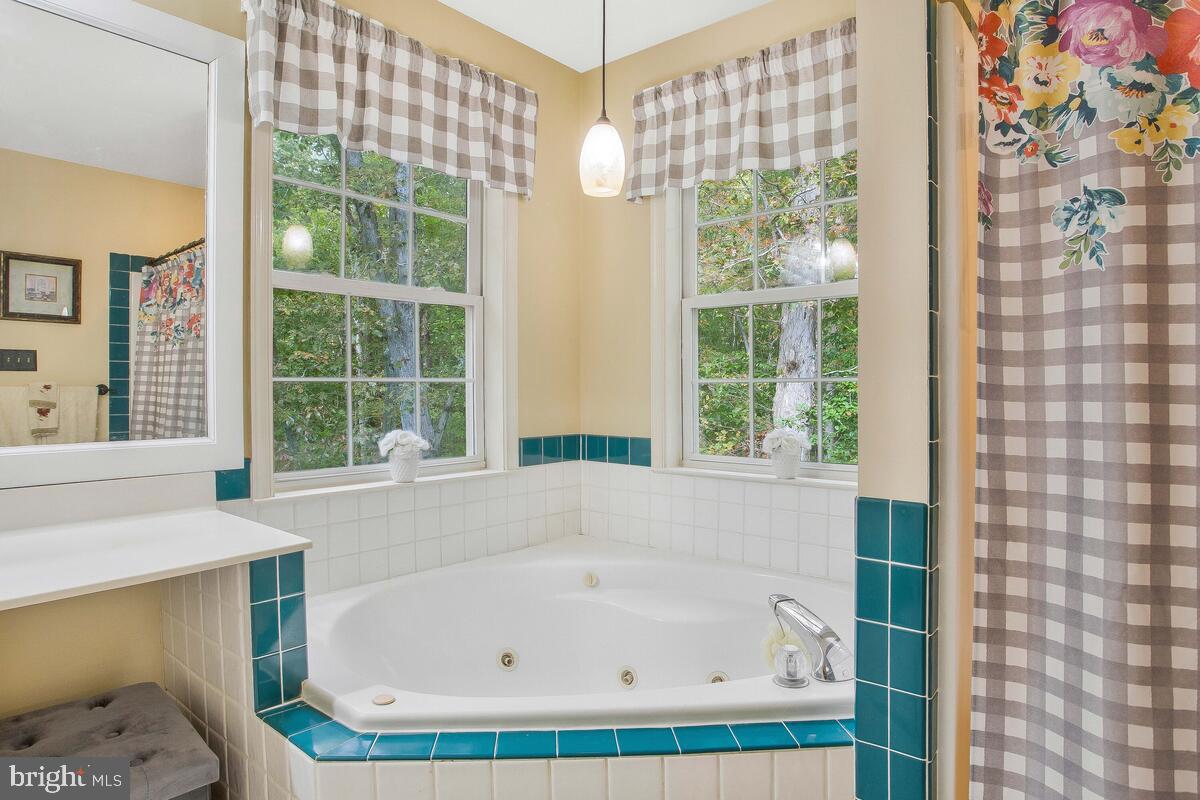 165 Ball Road St. Leonard, MD 20685 - Photo 39 of 55 a bathroom with a bathtub and window