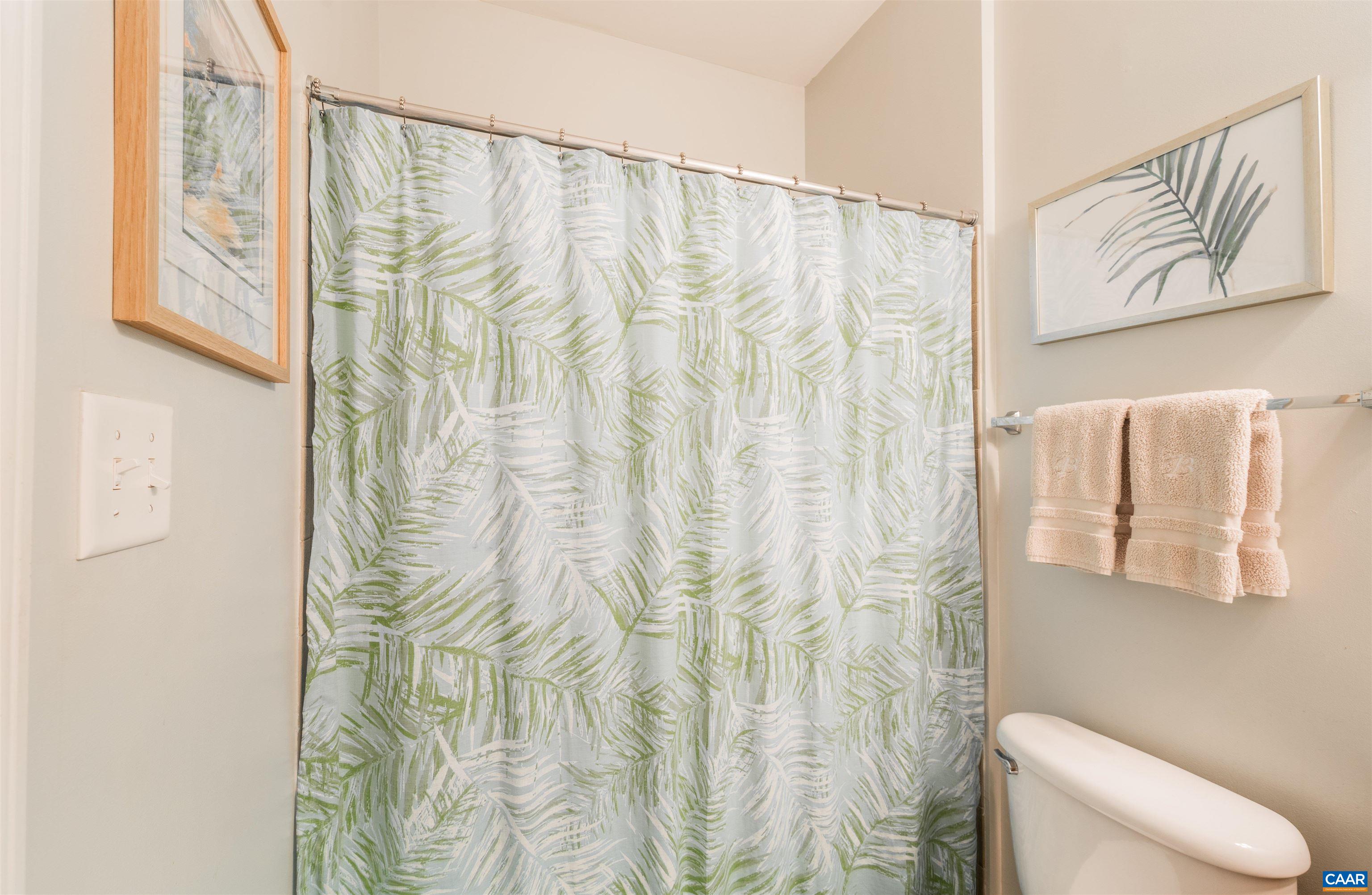 719 Rainier Road Charlottesville, VA 22903 - Photo 14 of 41 a white toilet sitting next to a shower curtain