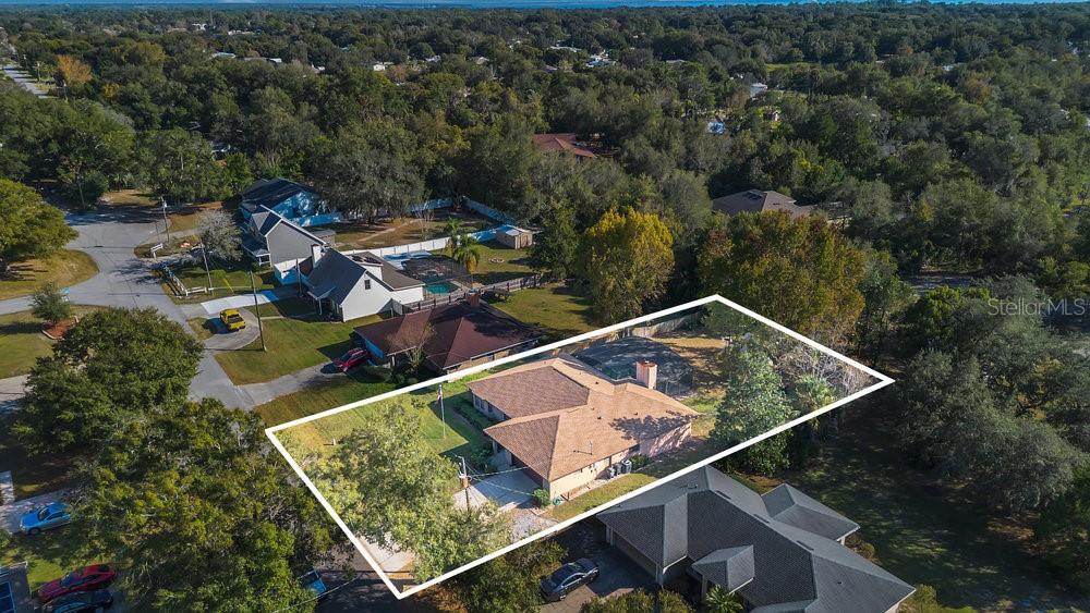 90 Sundown Road DeBary, FL 32713 - Photo 36 of 36 an aerial view of house with yard