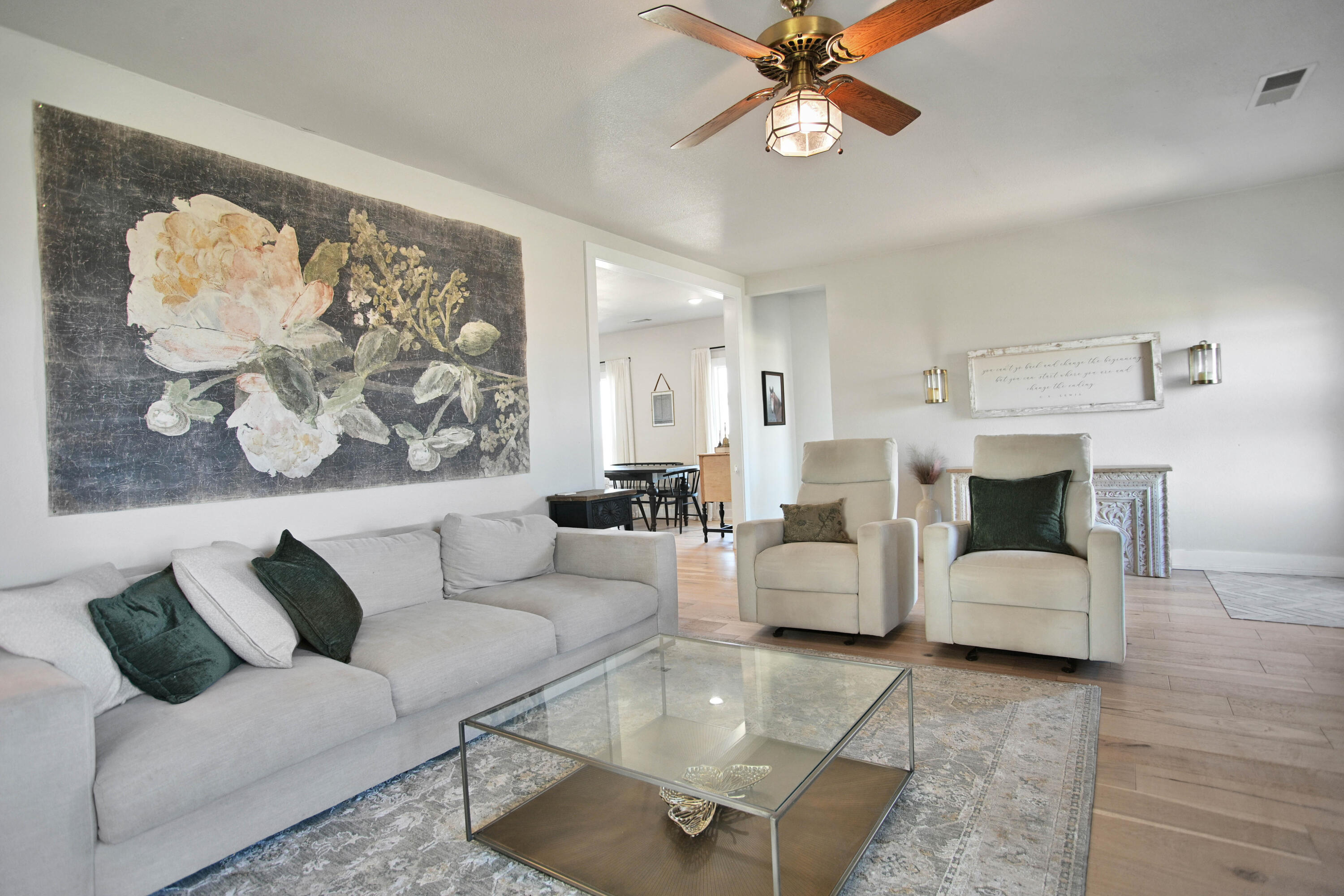 3091 County Road 3 Slaton, TX 79364 - Photo 4 of 41 a living room with furniture and a large window