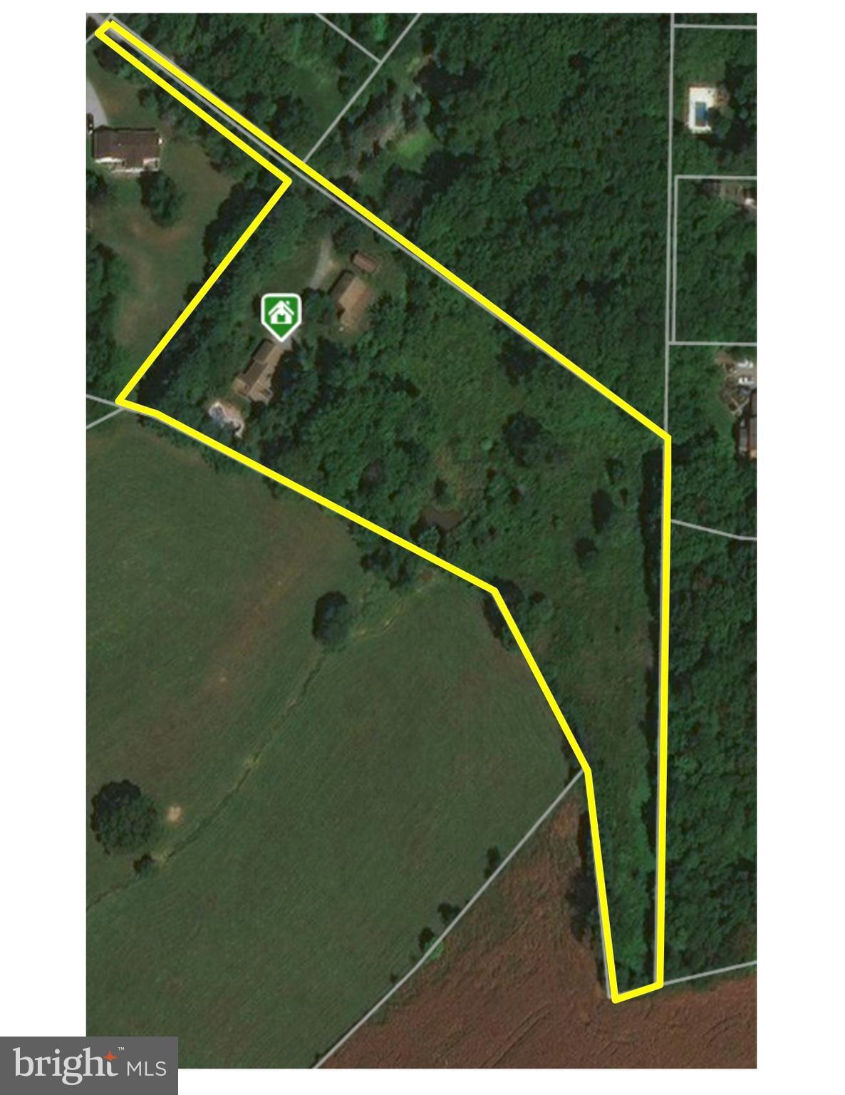 5539 Emory Road Upperco, MD 21155 - Photo 27 of 27 Aerial View w/ approximate property lines