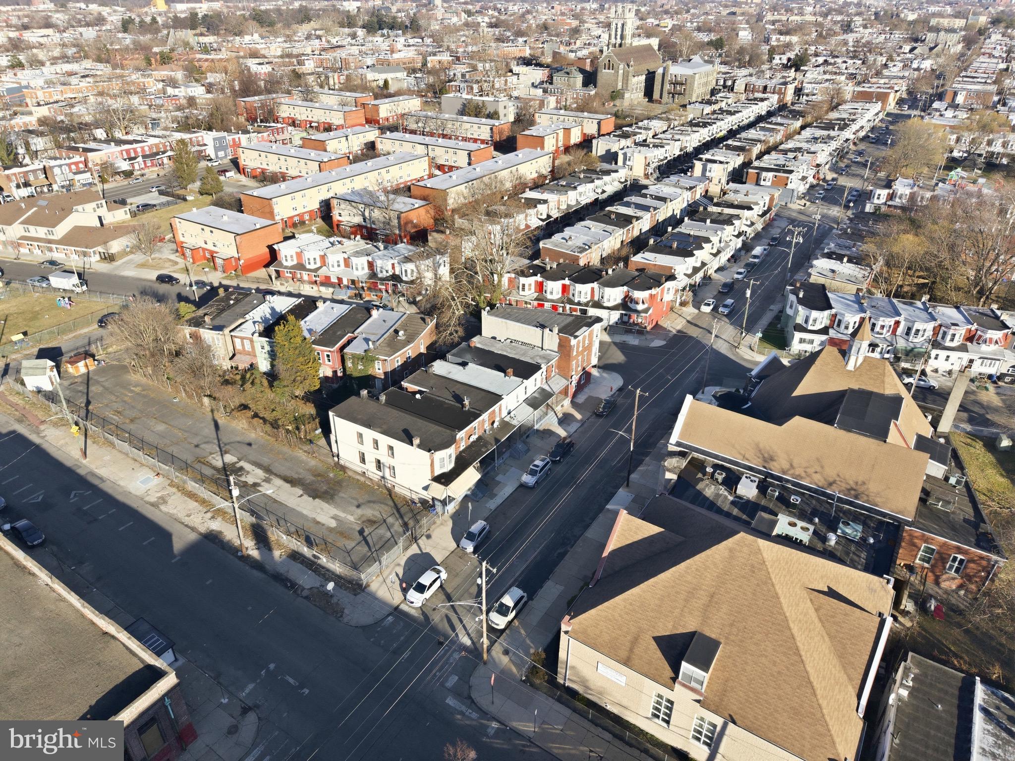 5541 Race Street Philadelphia, PA 19139 - Photo 29 of 37 an aerial view of a house with a swimming pool