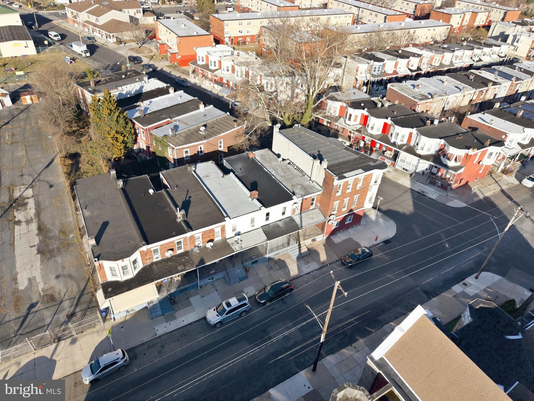 5541 Race Street Philadelphia, PA 19139 - Photo 31 of 37 an aerial view of a house with parking space