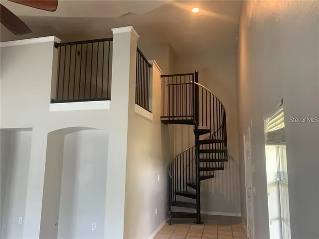 a view of an empty room