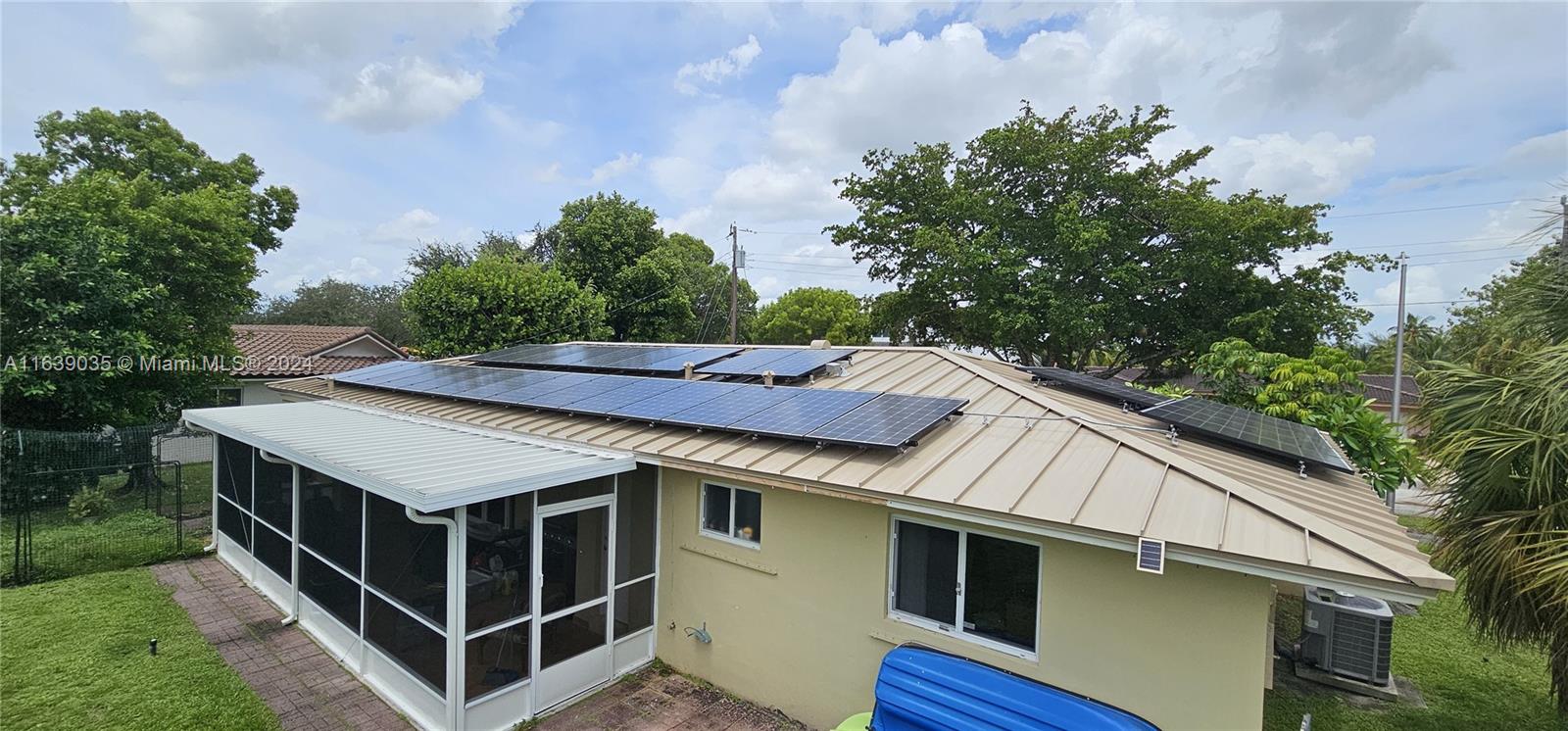 14550 English Road Miami Lakes, FL 33014 - Photo 2 of 33 Solar panels view