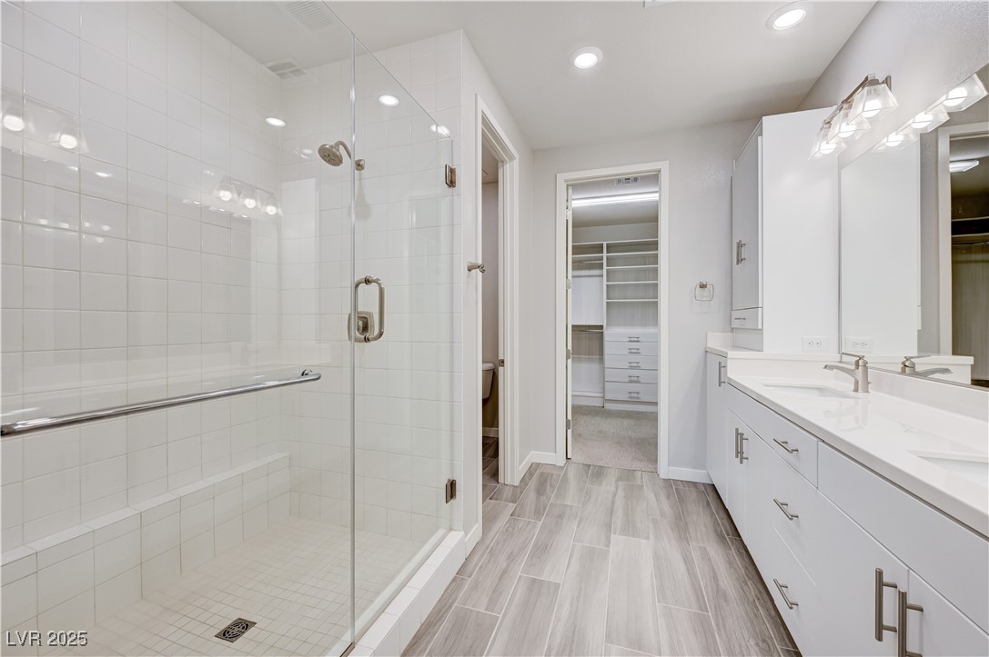 4274 Solace Street Las Vegas, NV 89135 - Photo 14 of 53 Large walk-in shower double sink