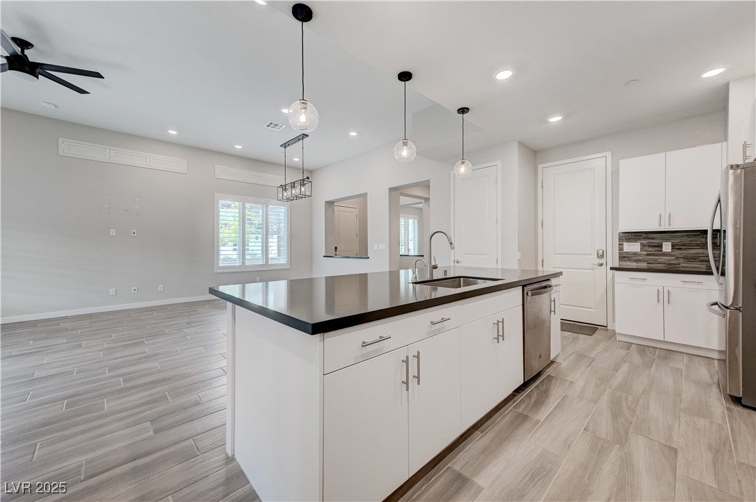 4274 Solace Street Las Vegas, NV 89135 - Photo 6 of 53 Kitchen with large island breakfast bar