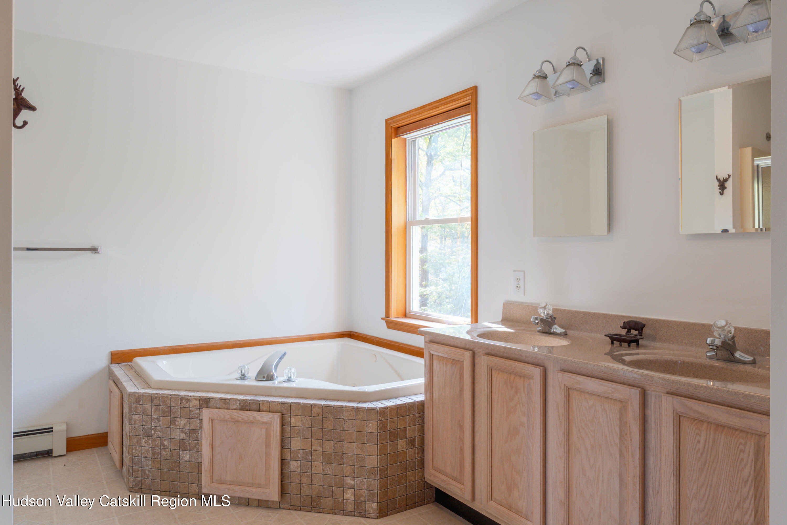 78 Ridge Way Catskill, NY 12414 - Photo 26 of 40 a bathroom with a tub sink and mirror