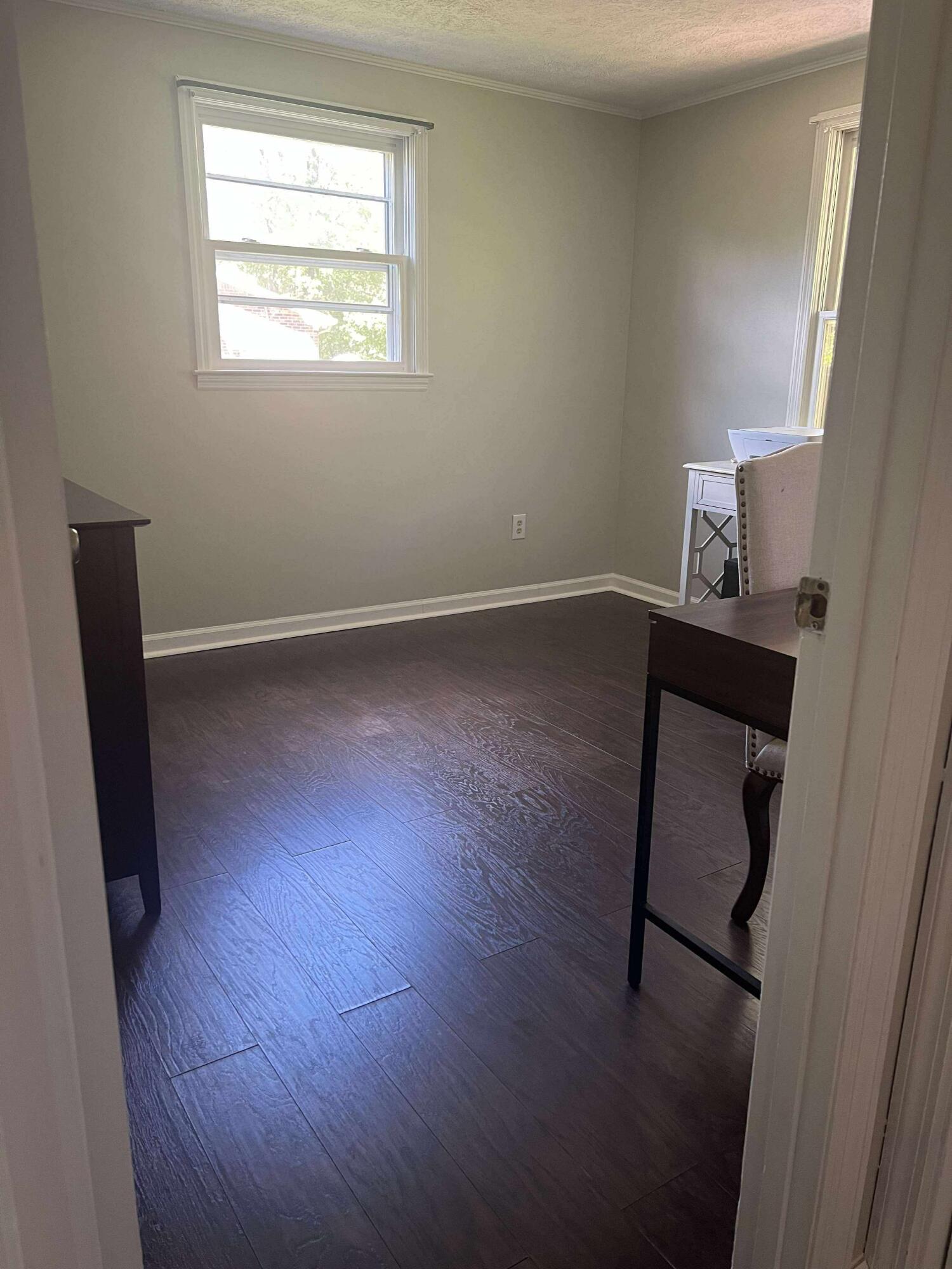 360 Rakes Road Rocky Mount, VA 24151 - Photo 15 of 32 an empty room with wooden floor and windows