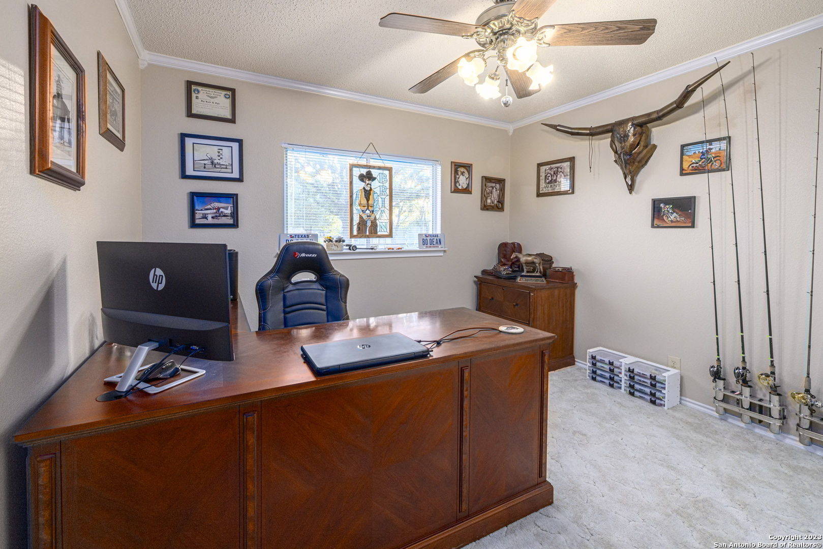 1940 Lower Seguin Road Marion, TX 78124 - Photo 27 of 49 a workspace with furniture and window