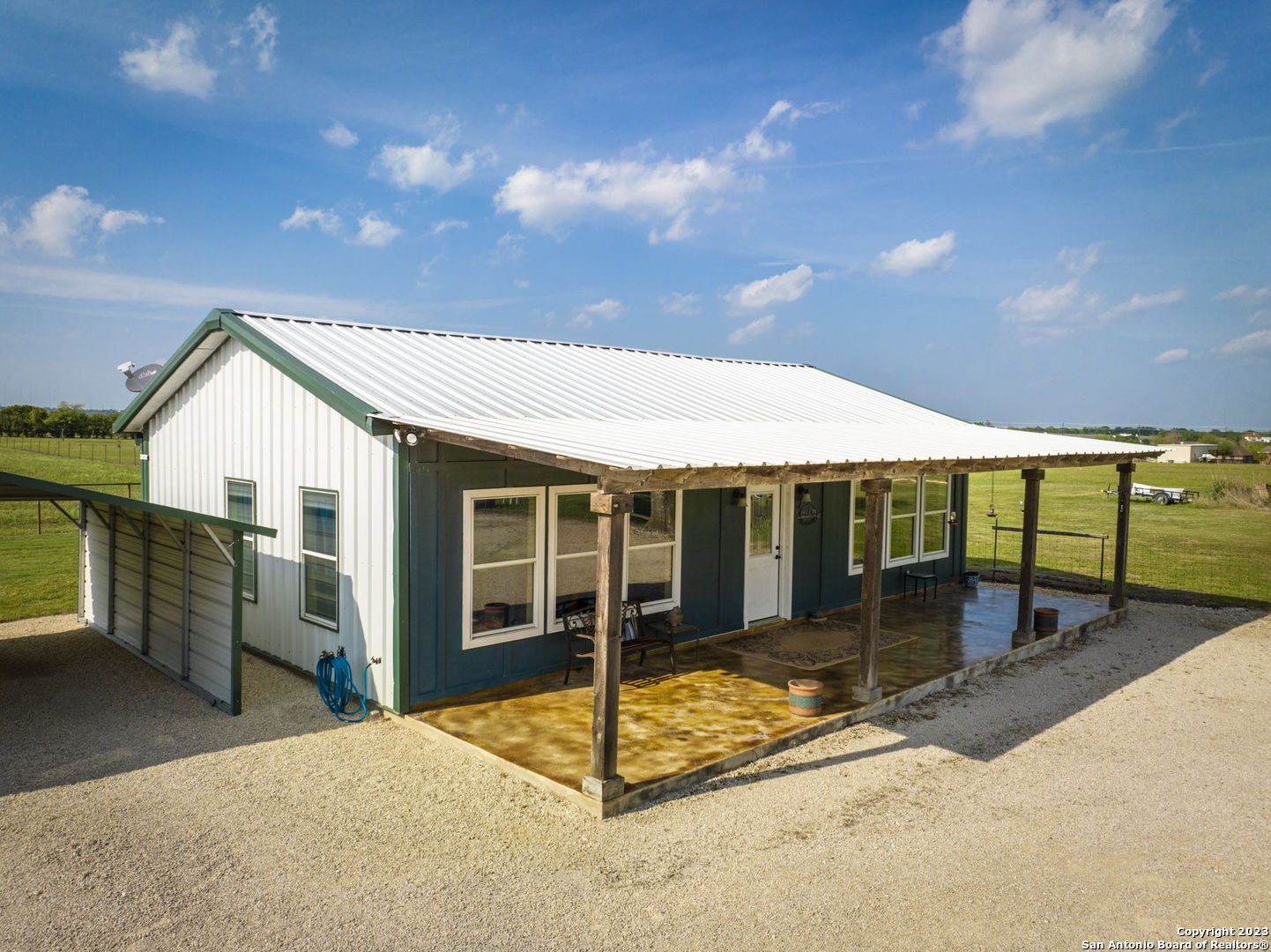 1940 Lower Seguin Road Marion, TX 78124 - Photo 29 of 49 a view of a house with a patio