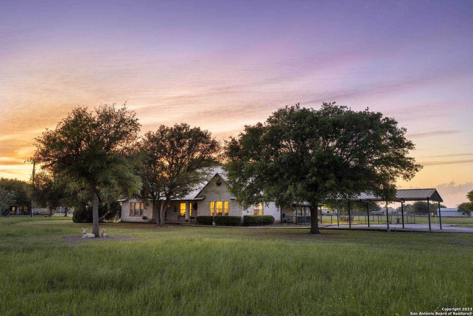 1940 Lower Seguin Road Marion, TX 78124 - Photo 6 of 49 a huge green field with lots of trees in the background