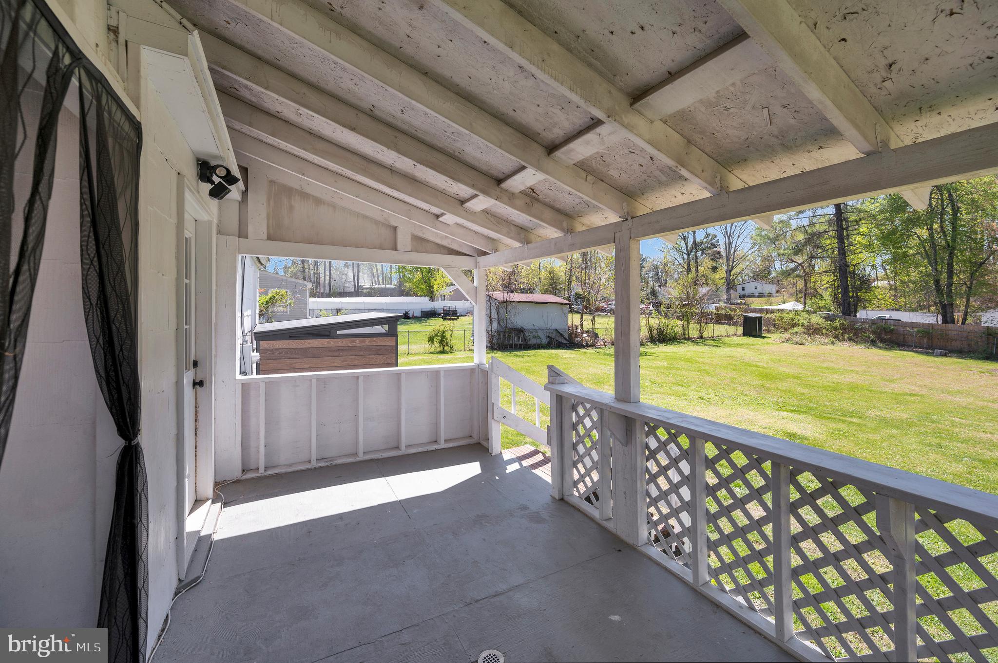141 Onville Road Stafford, VA 22556 - Photo 27 of 44 a view of a swimming pool with a porch