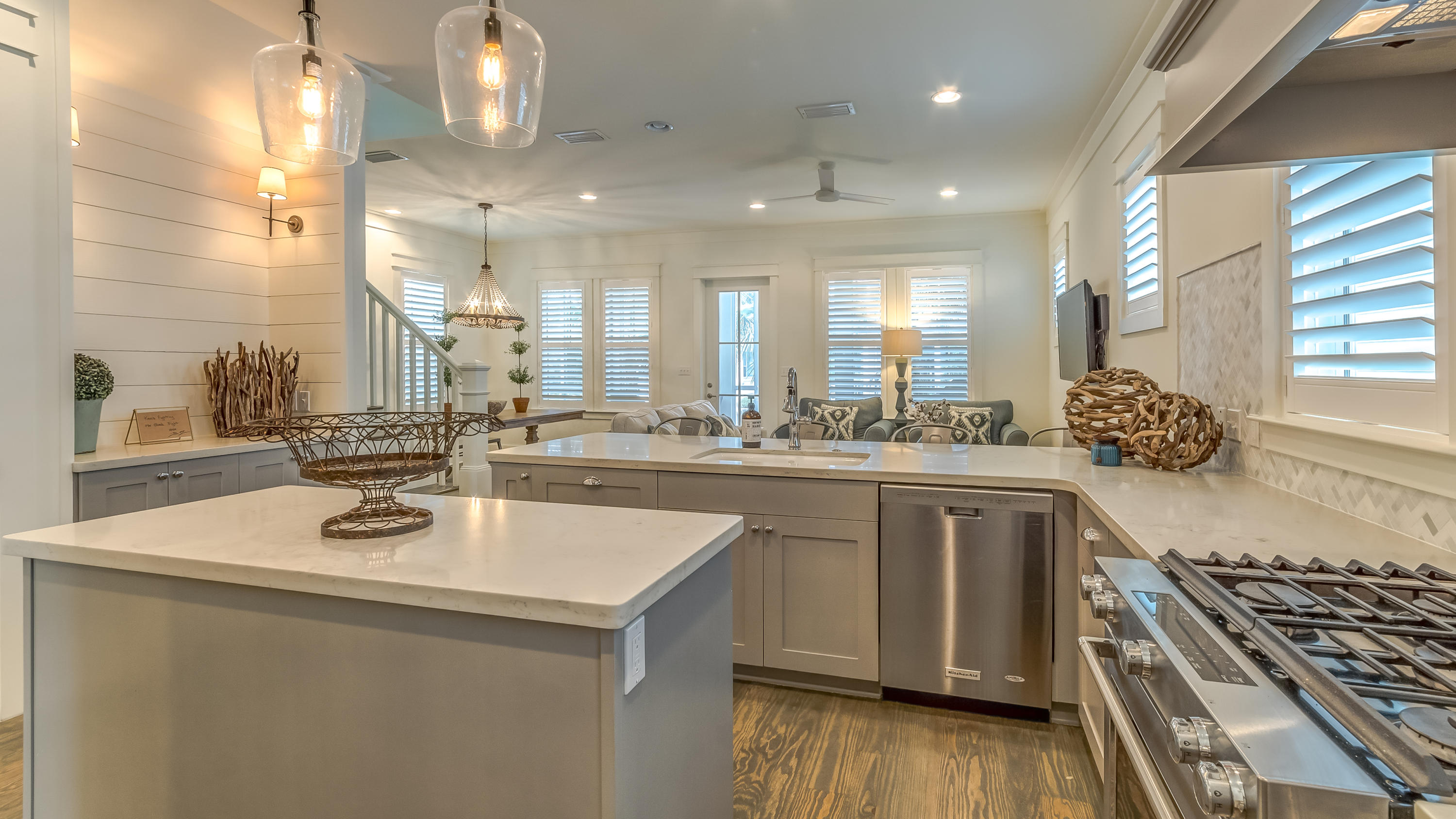 14 Endless Summer Way Inlet Beach Inlet Beach, FL 32461 - Photo 4 of 32 a kitchen with a sink stove and cabinets