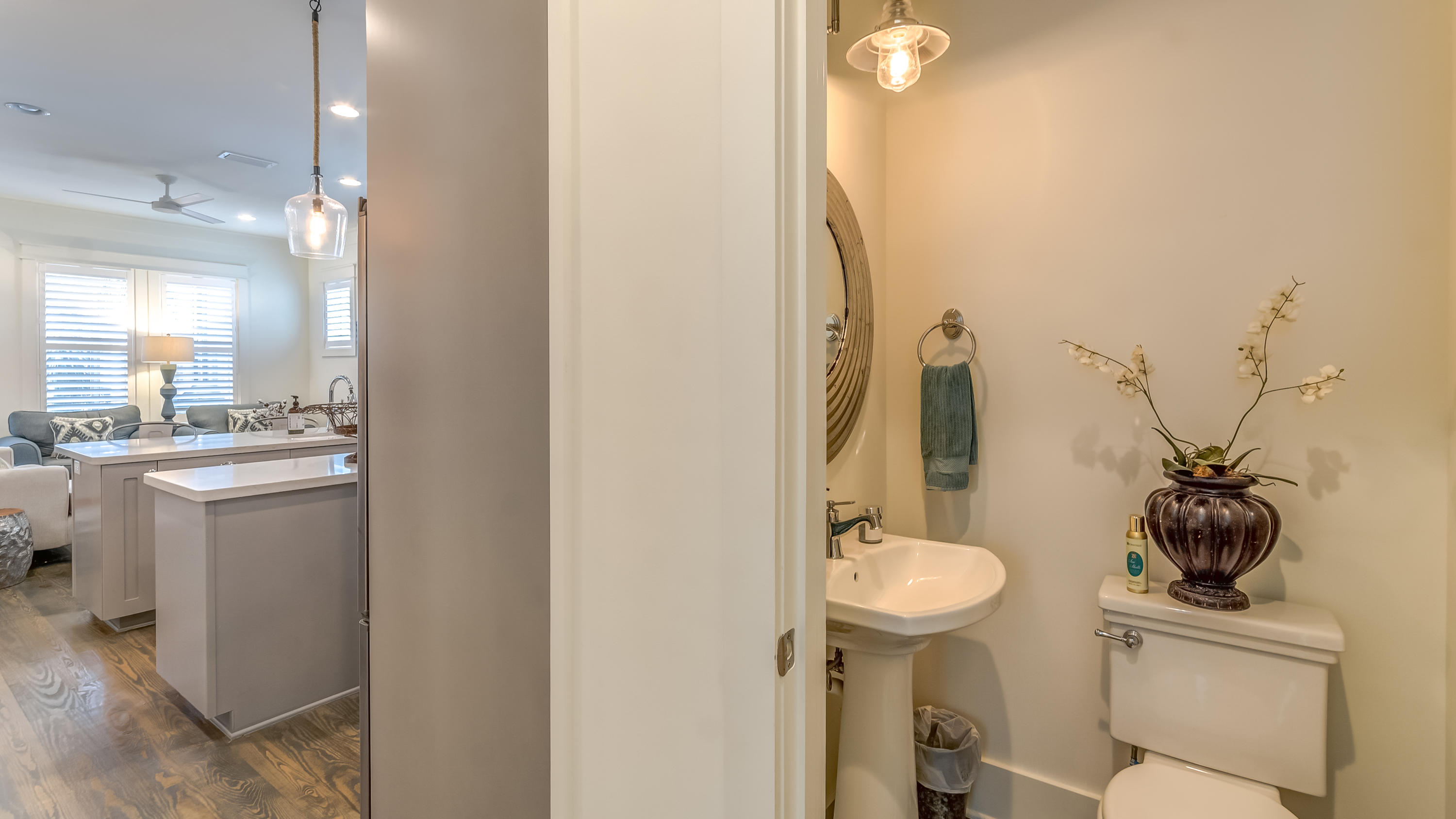 14 Endless Summer Way Inlet Beach Inlet Beach, FL 32461 - Photo 7 of 32 a bathroom with a sink and a mirror