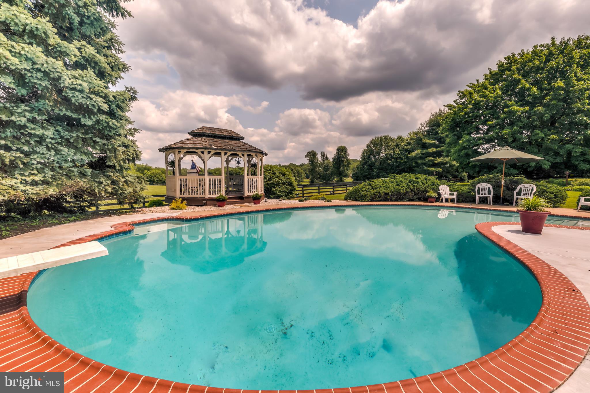 15415 Tanyard Road Sparks, MD 21152 - Photo 14 of 57 Pool overlooking pastures