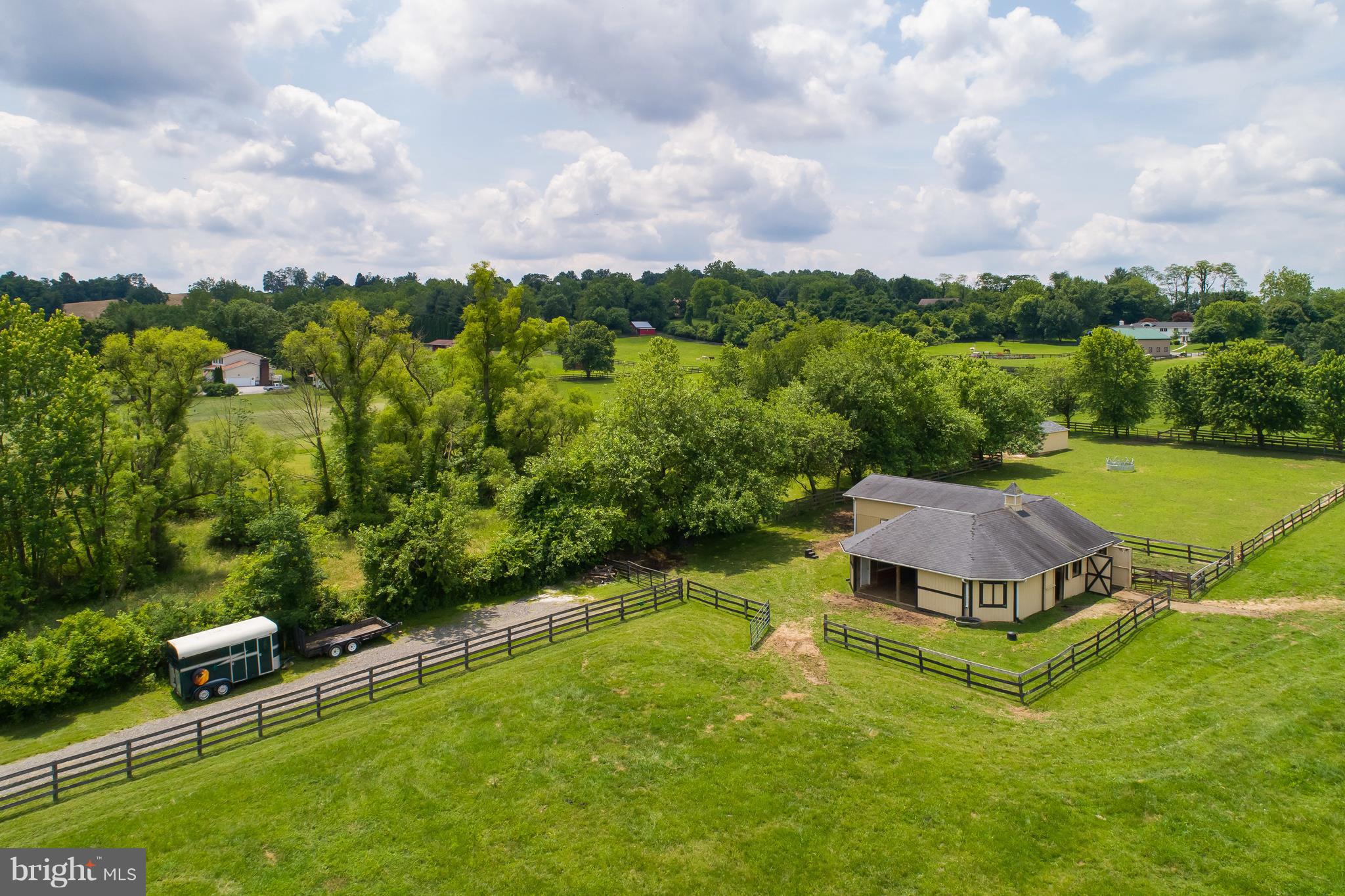15415 Tanyard Road Sparks, MD 21152 - Photo 40 of 57 Aerial View of Barn